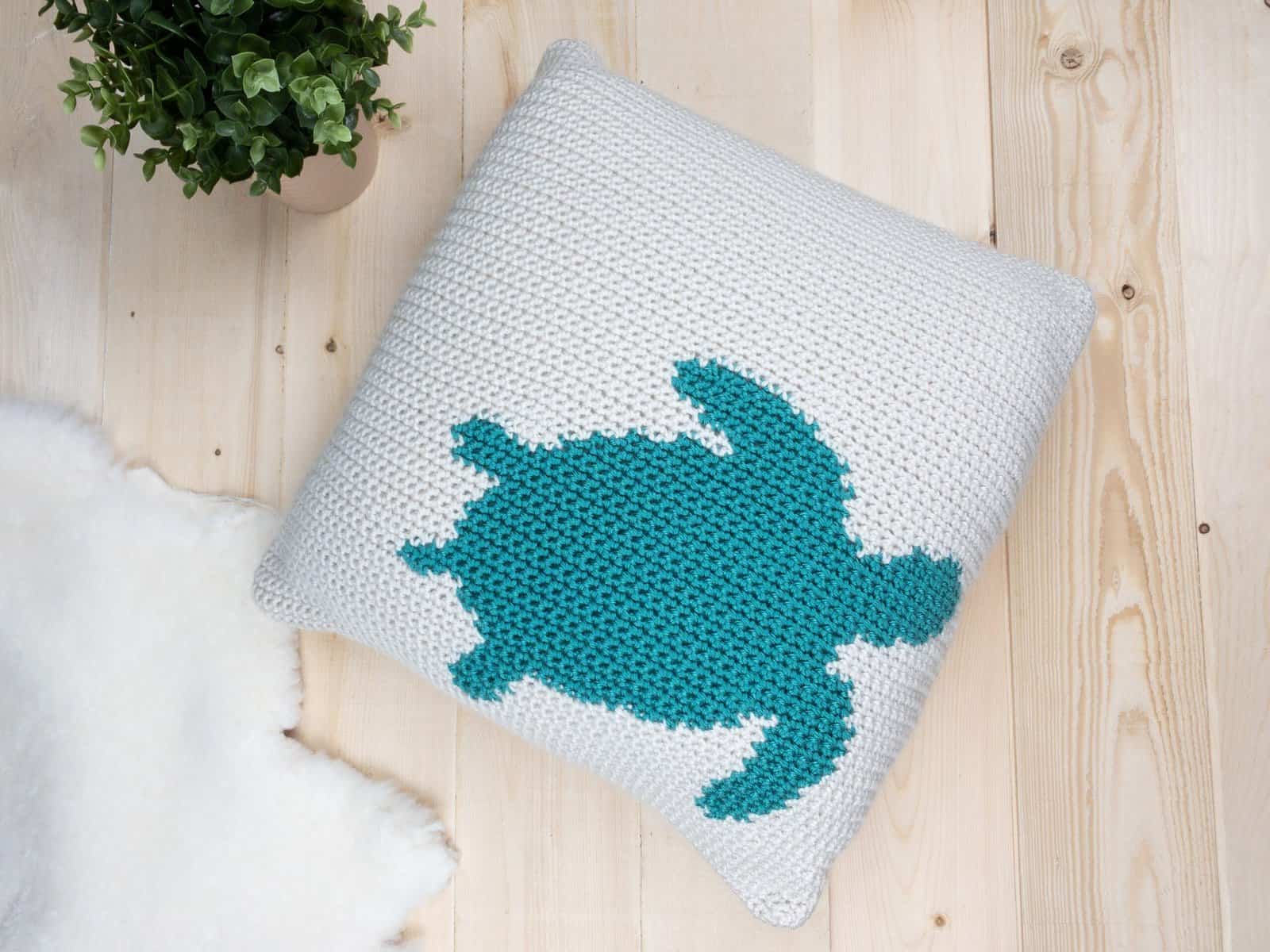 Sea Turtle Pillow Cover