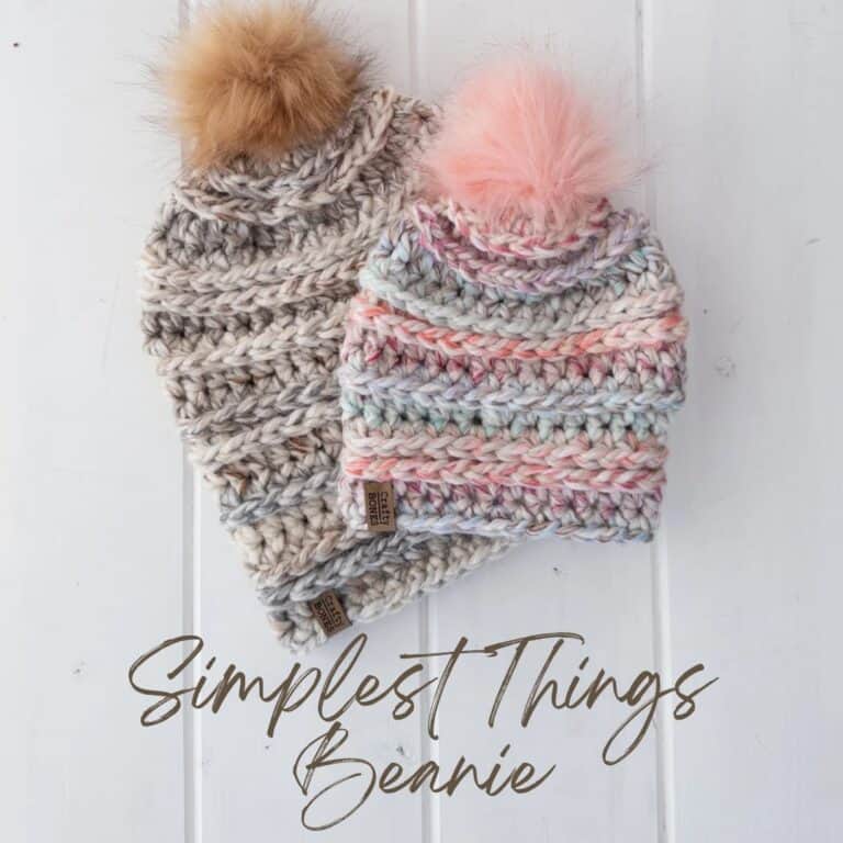 How to Crochet the Simplest Things Beanie Pattern